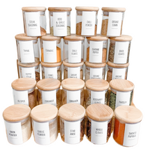 Load image into Gallery viewer, Printed Spice Jar Label Packs - PLD
