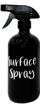 Load image into Gallery viewer, 500ml Glass Spray Bottle with Surface Spray Label - PLD
