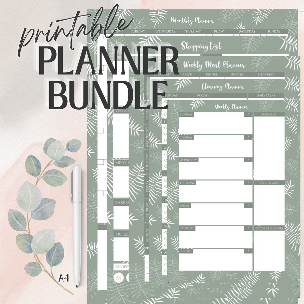 Digital & Printable Planner Bundle (Discounted Bundle!)